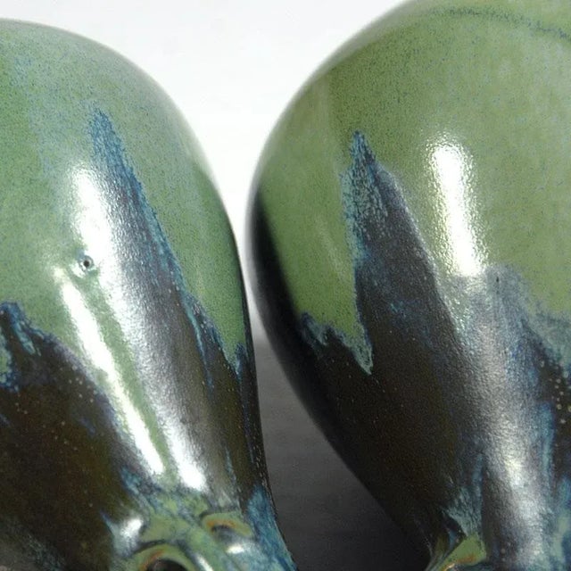 Art Nouveau Vases from Denbac, France, 1920s, Set of 2 For Sale - Image 6 of 9