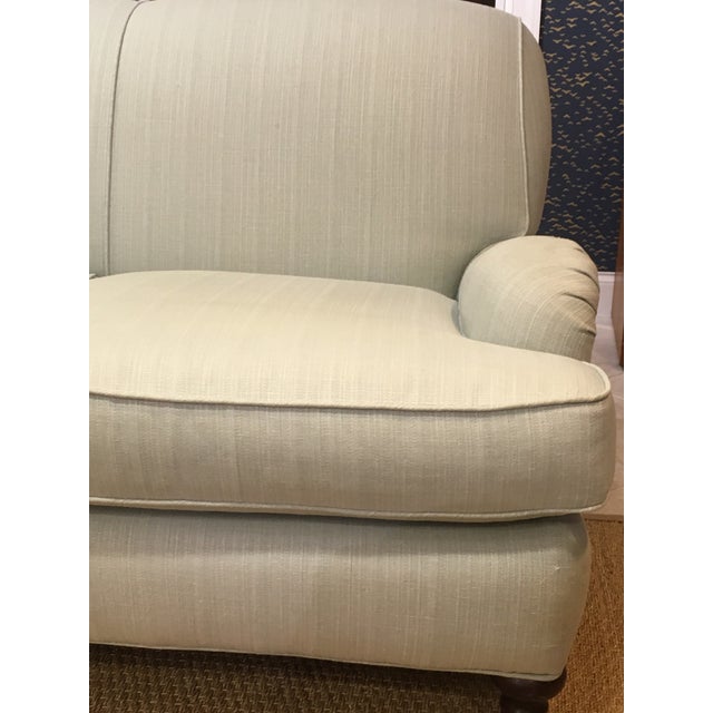 Sofa With Charles of London Arm Upholstered in Colefax & Fowler Linen