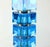 Blue Glass and Brass Table Lamp by Carl Fagerlund for Orrefors, Sweden, 1960s For Sale - Image 6 of 7