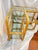 Wood 1970's Bielecky Brothers Wrapped Rattan and Glass Waterfall Corner Etagere For Sale - Image 7 of 14