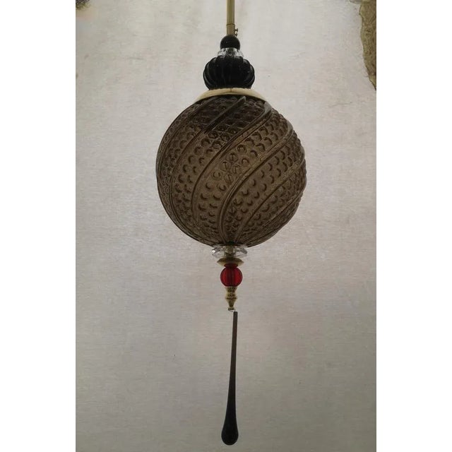 Mid-Century Italian Murano Blown Smoked Glass, 2000s For Sale - Image 11 of 11