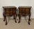 Pair of Spanish Carved Louis XV Style Bedside Tables in Oak, 20th Century For Sale - Image 11 of 16