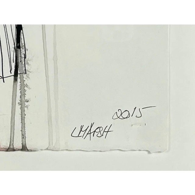 Plastic Lorna Marsh, Abstract Expressionist Contemporary Modernist South African Painting Lorna Marsh, 2015 For Sale - Image 7 of 7