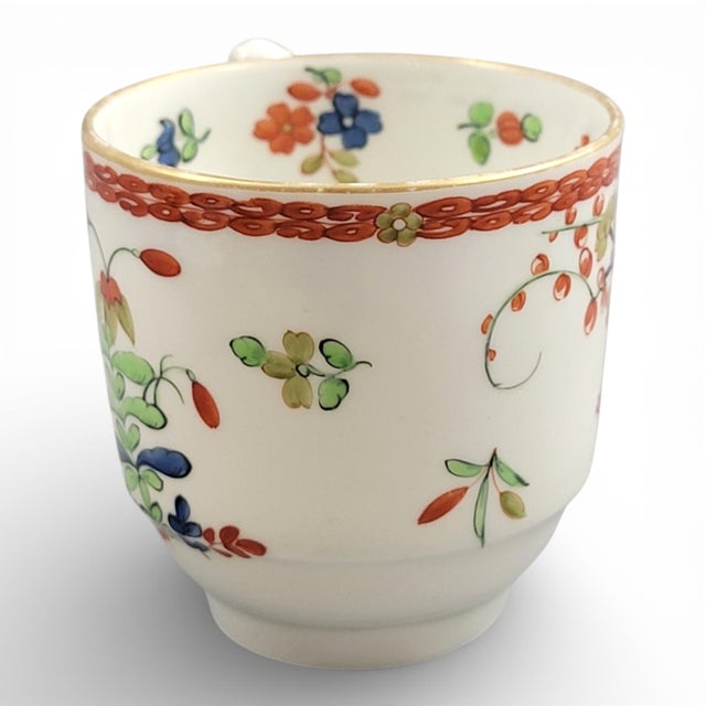 Porcelain Tea Cup and Saucer by Flight, Barr & Barr for Worcester, 1807-1813, Set of 2 For Sale - Image 5 of 17