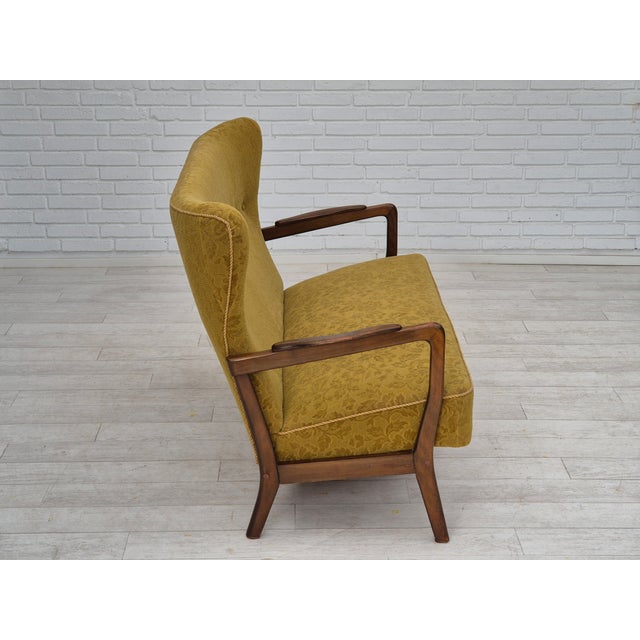 Vintage Danish Two-Seater Sofa by Søren Hansen for Fritz Hansen, 1960s For Sale - Image 6 of 18