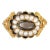 Antique Georgian Era Ring circa 1825 18 Karat Yellow Gold Memorial Hair Jewellery size 7 For Sale