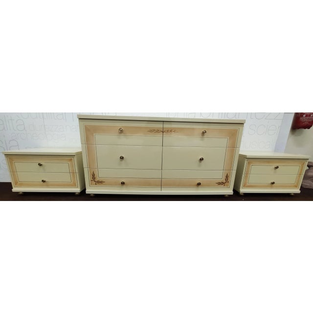 Dresser & Sigma Bedside Tables from Turri, 1992, Set of 3 For Sale - Image 6 of 9