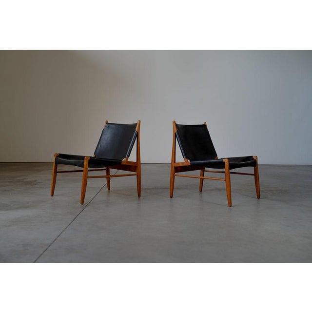Chimney Chairs by Franz Xaver Lutz, Germany, 1950s, Set of 2 For Sale - Image 3 of 15