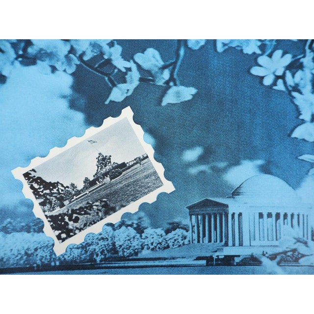 Jacques Monory, Washington Sun, Original Signed Screenprint For Sale - Image 4 of 5