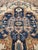 Persian Antique Persian Serapi Carpet, Geometric, Ivory Hand Knotted Wool Oriental Rug For Sale - Image 3 of 18