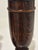 Antique English Oak Turned Candlesticks With Brass Candle Cups - A Pair For Sale - Image 4 of 13