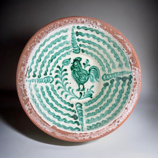 Spanish Fajalauza Ceramic Bowl from Lebrillo For Sale - Image 9 of 9