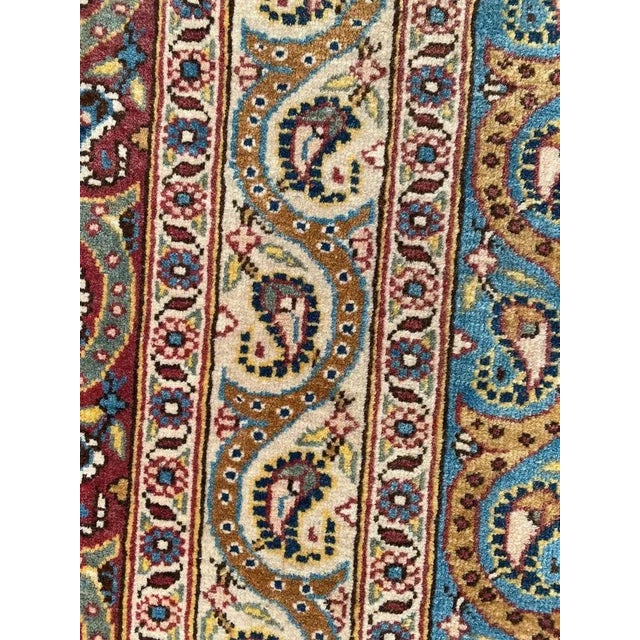 Vintage Fine Qom Rug For Sale - Image 11 of 18
