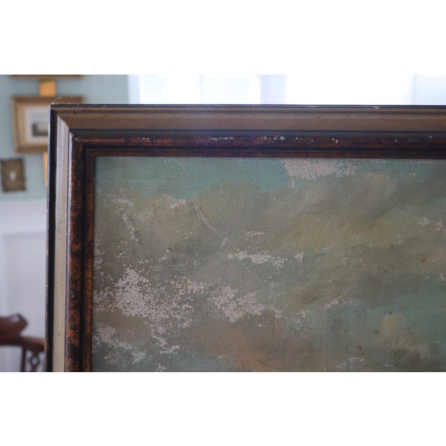 Vintage R. G. Duncan Signed “Astor” Sailboat Seascape Original Oil on Board—Framed For Sale - Image 17 of 18