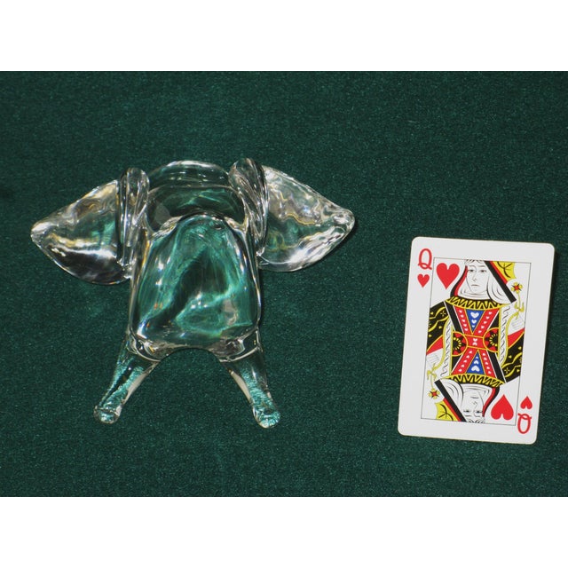 Transparent Mid 20th Century Glass Frog Paperweight Vintage Murano Italy Signed: Licio Zanetti Figurine For Sale - Image 8 of 14