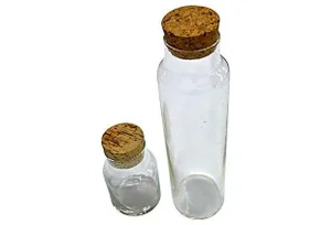 Clear Glass Canister - Pair