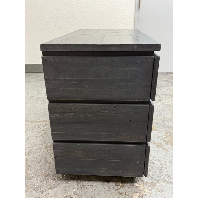 2010s West Elm Plank Wood Dresser For Sale - Image 5 of 12