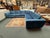 Design Plus Gallery presets a Teal Blue Crushed Velvet Bespoke Sectional by Black Label Home. The sectional is a spot for...