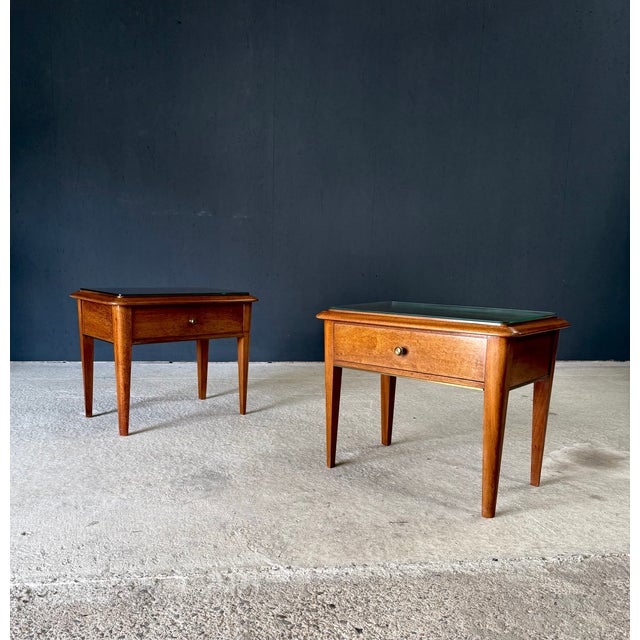 1950s Mid-Century Bedside Cabinets, Italy, 1950s, Set of 2 For Sale - Image 5 of 18