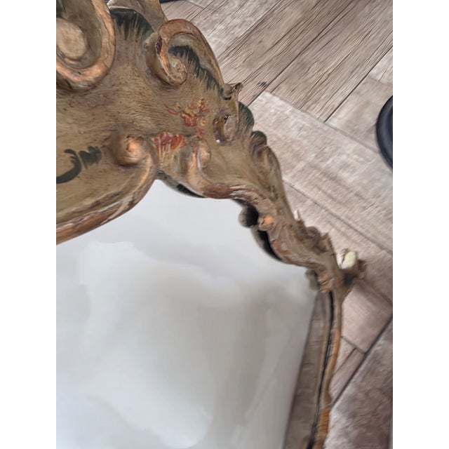 Olive Late 18th Century Venetian Chinoiserie Mirror For Sale - Image 8 of 17