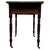 2000 - 2009 Early 20th Century Antique English Mahogany Writing Table with Green Leather Top For Sale - Image 5 of 12