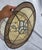 Large Vintage Round Slag Stained Glass and Beveled Glass Round Panel/Window For Sale - Image 4 of 11