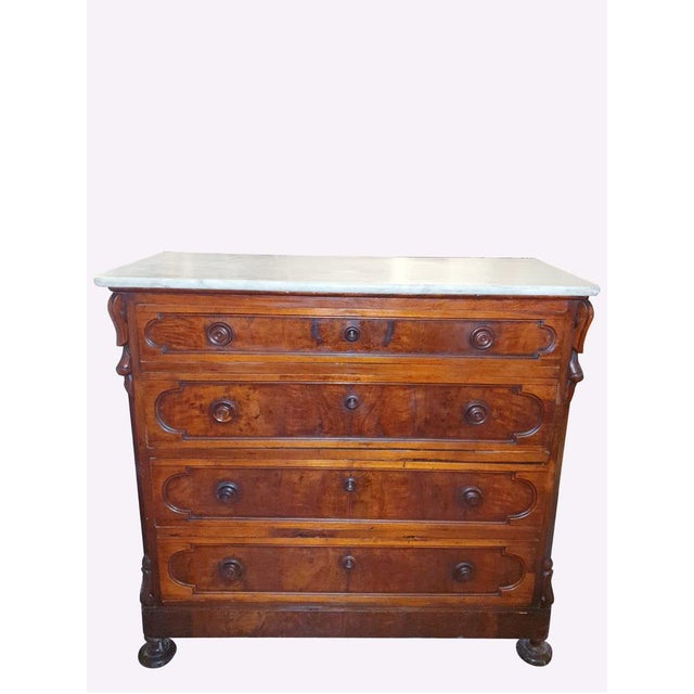 Louis Philippe Chest of Drawers, 1880 For Sale - Image 12 of 12