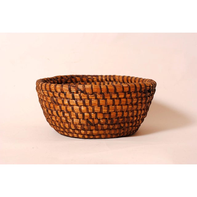Primitive Straw Basket, Early 20th Century For Sale - Image 10 of 10