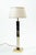 Modern Hollywood Regency Table Lamp in Gold and Chrome with Fabric Shade from Maison Jansen, 1970s For Sale - Image 3 of 5