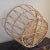 Late 20th Century Boho Chic Natural Rattan Laundry / Storage Basket For Sale - Image 5 of 12