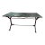 Restoration Hardware Cast Iron Table With Solid Stone Top For Sale