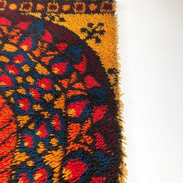 High Pile Rya Rug by Ege Rya for Taepper Deluxe, Denmark, 1970s For Sale - Image 12 of 18