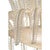 Scenographic venetian chandelier in milky- white and gold trasparent -leaves murano glass. hand-blown chandelier fruit of...