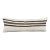 Turkish Hemp Pillow Cushion Natural Beige Black Cushion Cover 14"x40" For Sale