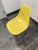 Plastic Eames Fiberglass Yellow Shell Counter Stool, Vintage For Sale - Image 7 of 12