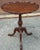 Brown Refinished George III Style Mahogany Pie Crust Tea, Wine, Side Table, Circa 1880 For Sale - Image 8 of 11