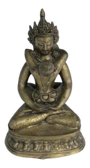 Bronze Tibetan Yab-Yum Statue