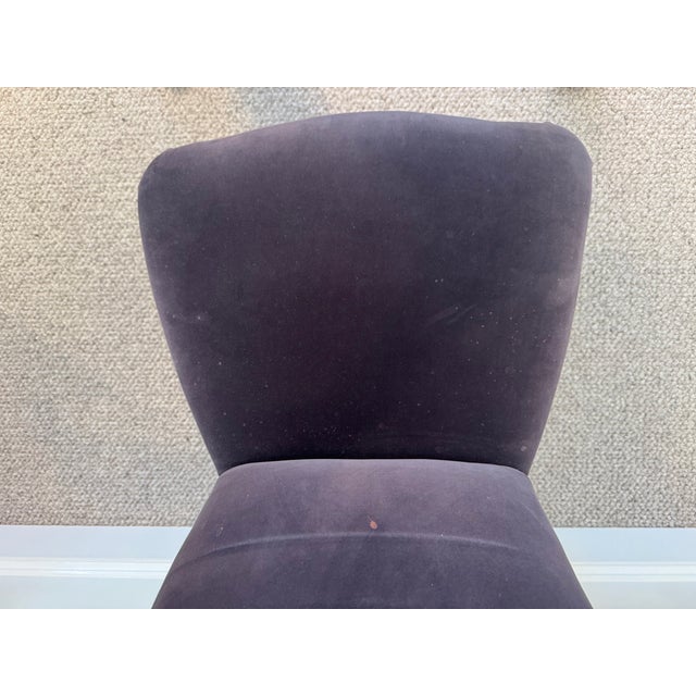 Donghia Side Chair With Mahogany Legs For Sale In Boston - Image 6 of 8