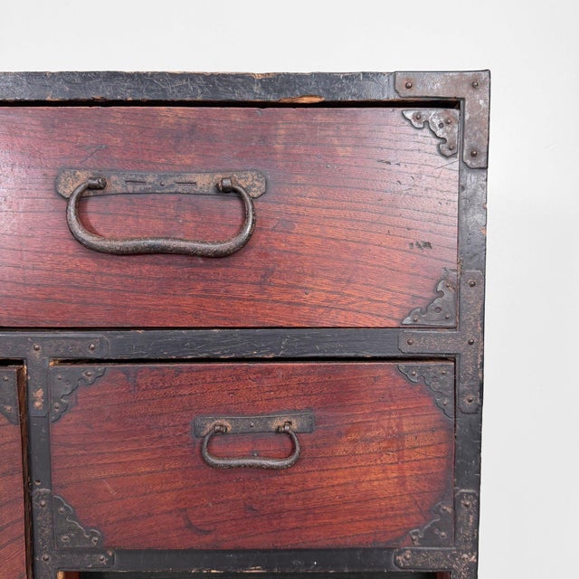 Japanese Meiji Choba-Dansu Tansu, 1890s For Sale - Image 4 of 10