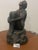 Austin Productions Art Deco Seated Woman Sculpture in Durastone For Sale - Image 9 of 14
