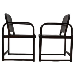 Beech Armchairs from Tatra, Czechoslovakia, 1950s, Set of 2 For Sale