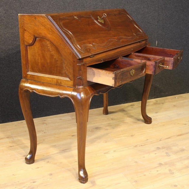Antique Spanish Secretaire, 1850 For Sale - Image 13 of 14