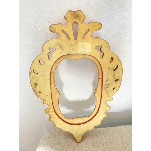 Rocaille Frame in Gold Leaf Gilded Wood, Italy, 1920s For Sale - Image 11 of 12