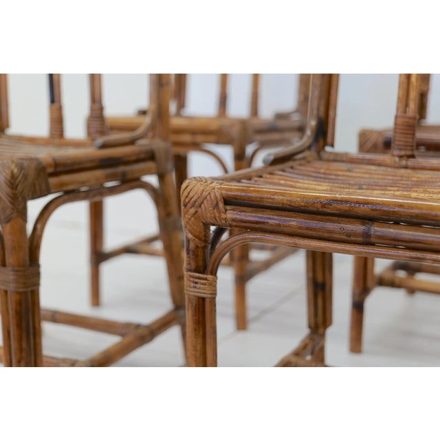 1970 Mid Century Italian Chairs and Table, 5 Pieces For Sale In Los Angeles - Image 6 of 13