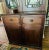 American Antique Georgian Mahogony 13 Glass Pane Stepback Display Cupboard For Sale - Image 3 of 12