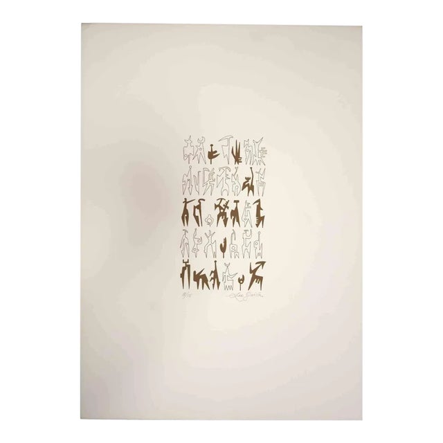 Leo Guida, The Signals, Lithograph, 1970s For Sale