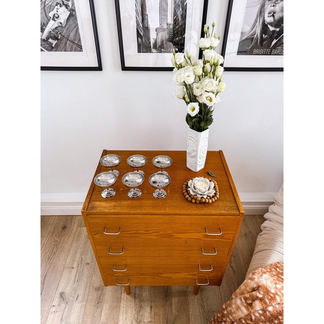 Mid-Century Modern Chest of Drawers in Ash, Czechoslovakia, 1960s For Sale - Image 12 of 18