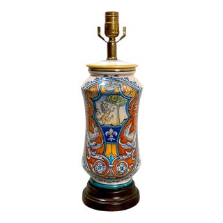 Late 19th Century Derusa Jar Lamp, Italy For Sale