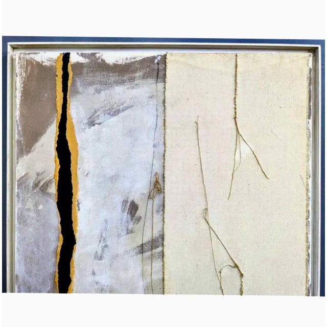 Adja Yunkers, Mixed Media Collage Oil Painting Latvian American Modernist Artist Adja Yunkers, 1973 For Sale - Image 14 of 15