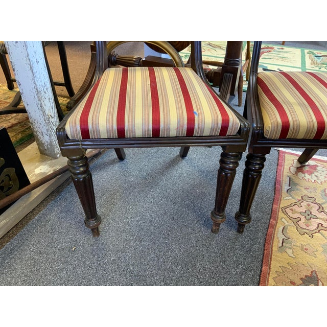 English 19th Century Pair of English Regency Side Chairs For Sale - Image 3 of 9